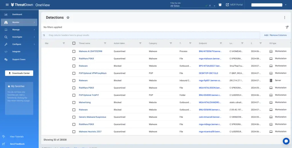 ThreatDown Detection