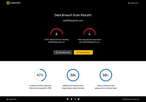 Vazamento de credenciais sucess