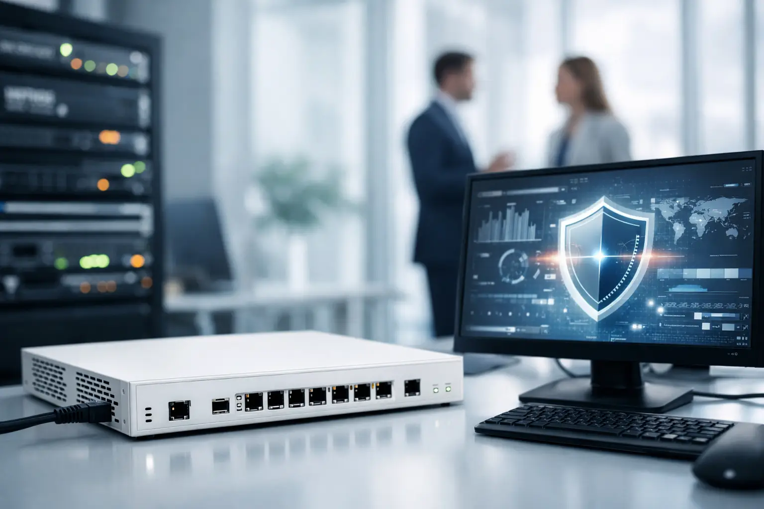Solução Fortinet para firewall empresarial